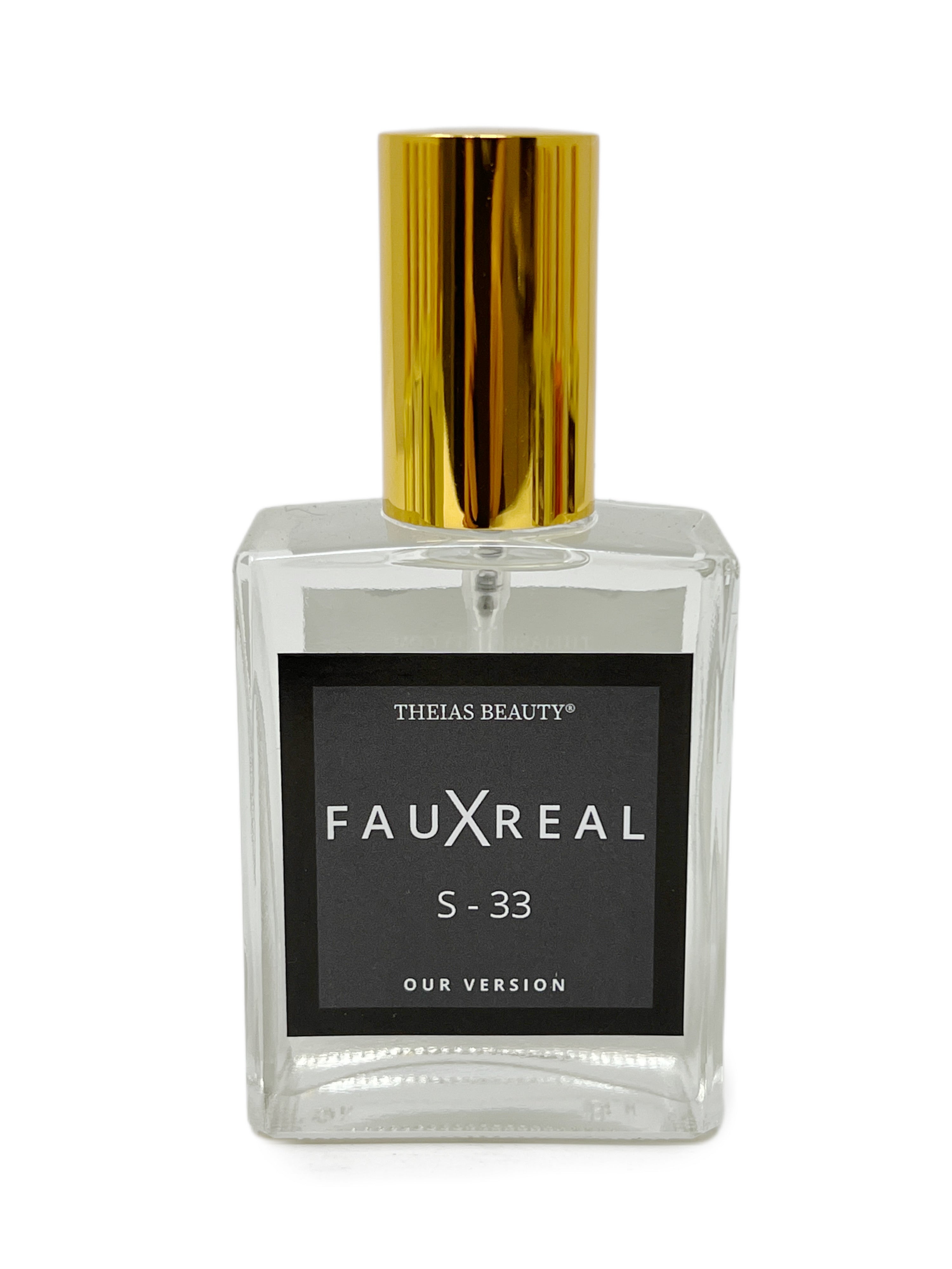 FAUXREAL S-33 – Designer-Inspired Fragrance (Spray & Roll-On)