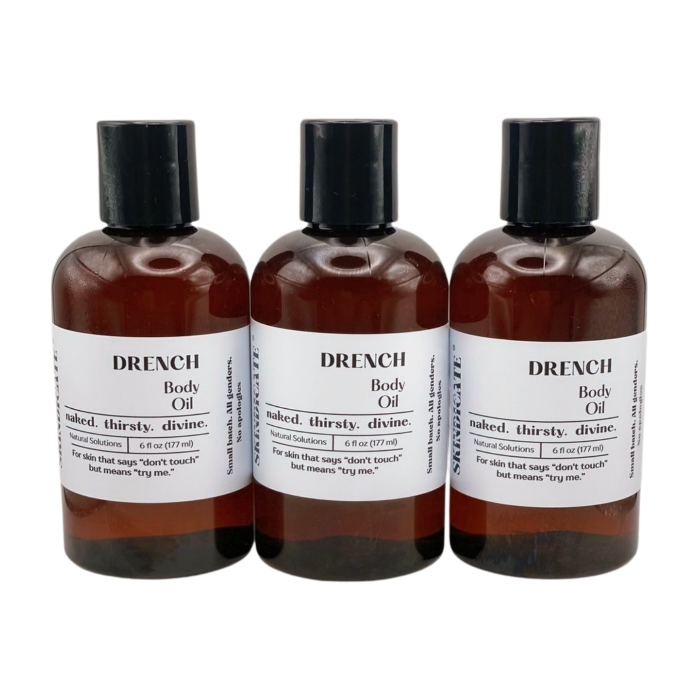 DRENCHED — Moisturizing Body Oil Because hydration should glisten.