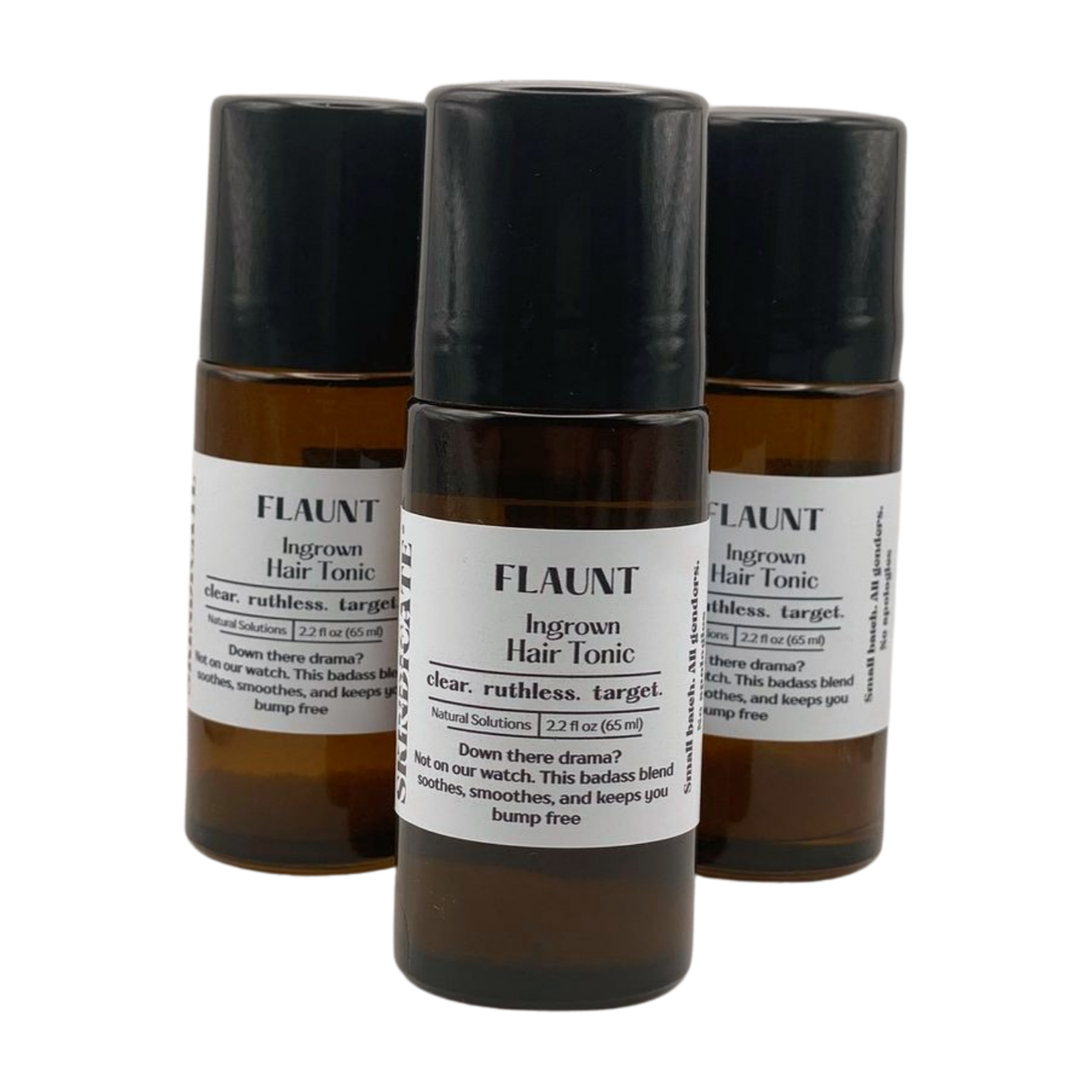 FLAUNT — Ingrown Hair Roll-On Tonic Because smooth skin deserves an encore.