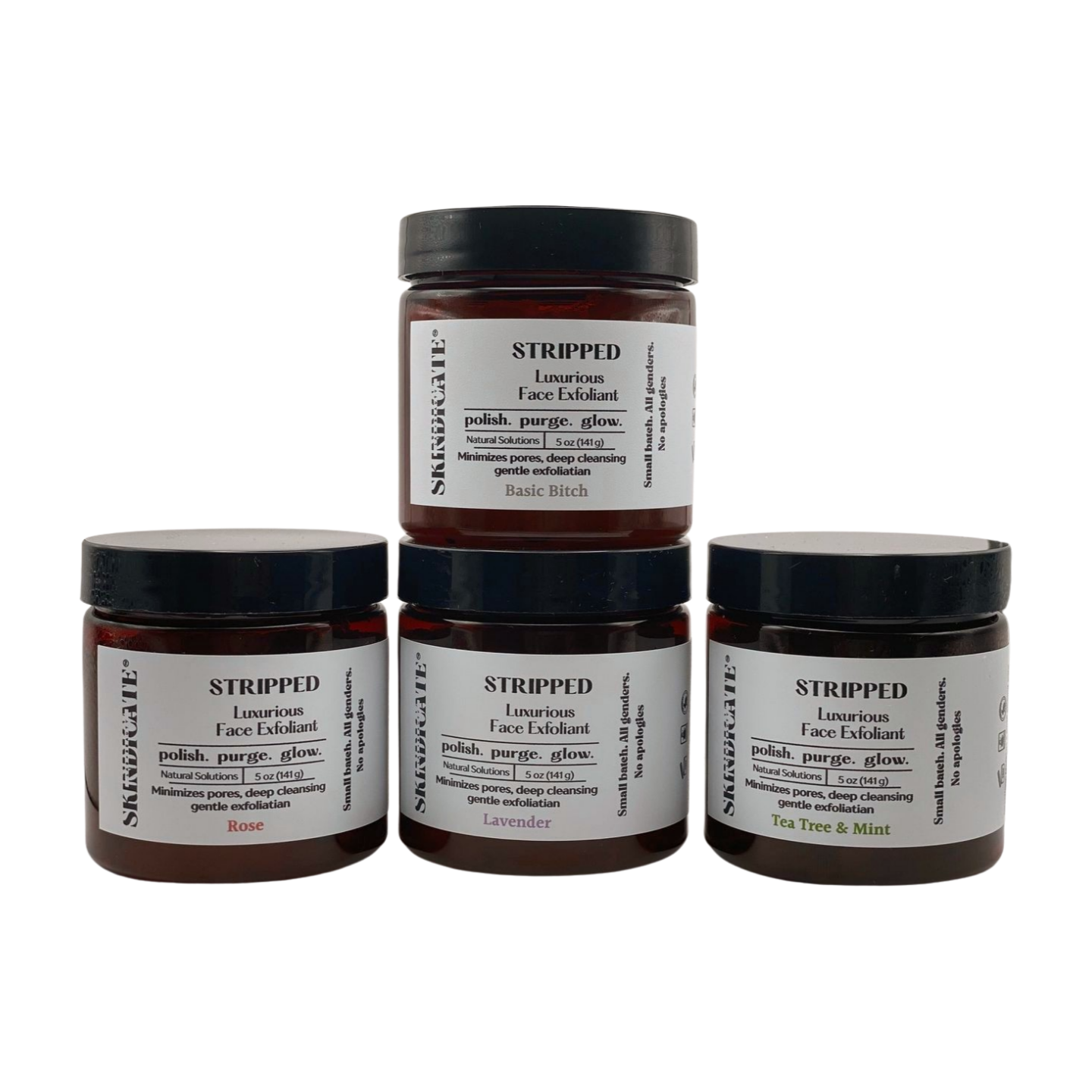 STRIPPED — Gentle Exfoliating Salt Scrub (Face) For skin that likes it smooth.